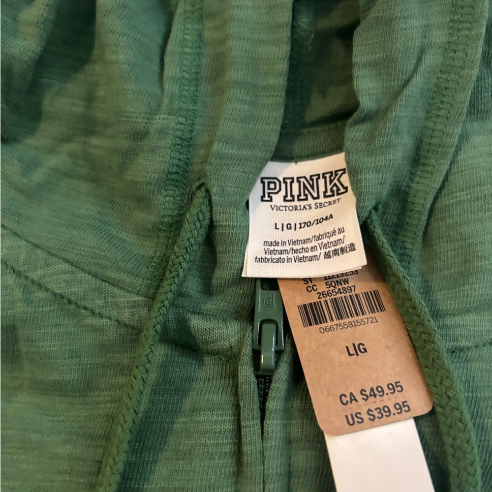 PINK Victoria's Secret Green Hoodie